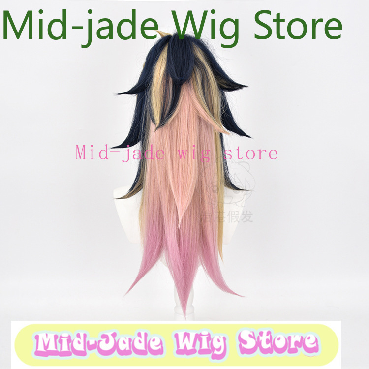 Hair Claw Clip Set - LOL KDA 아칼리 코스프레 가발 네이비