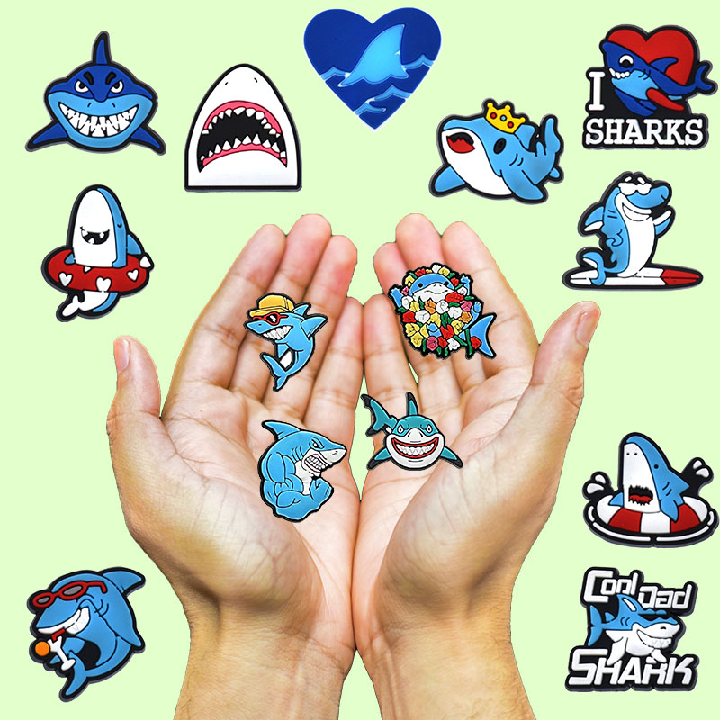 Women'S Accessories For Crocs - 악어 액세서리용 신발 참, Oceanshark 신발