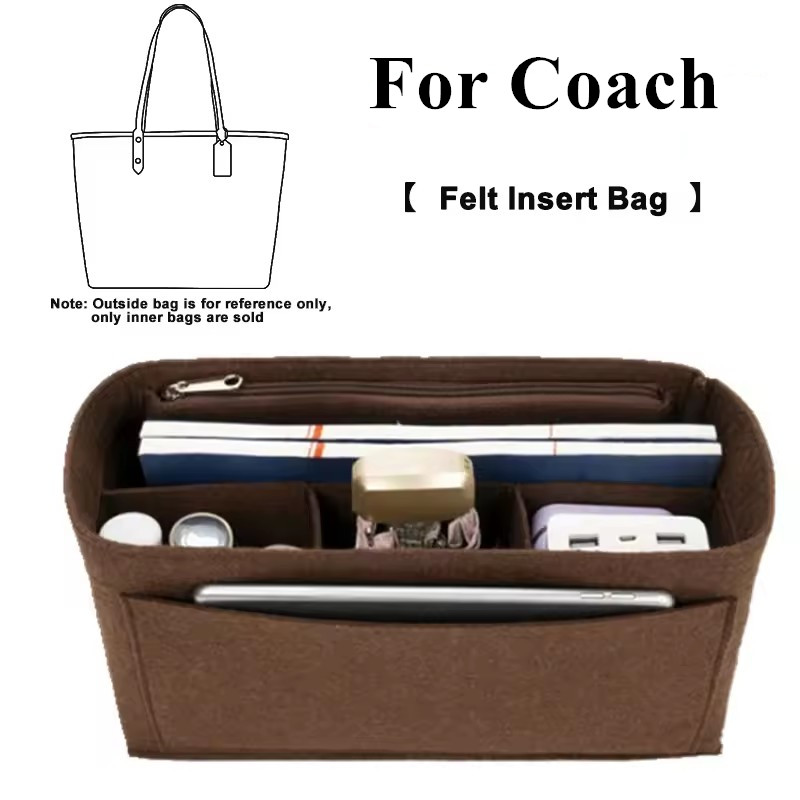 Women'S Accessories Coach - 코치 핸드백용 가방 정리함 펠트 라이너