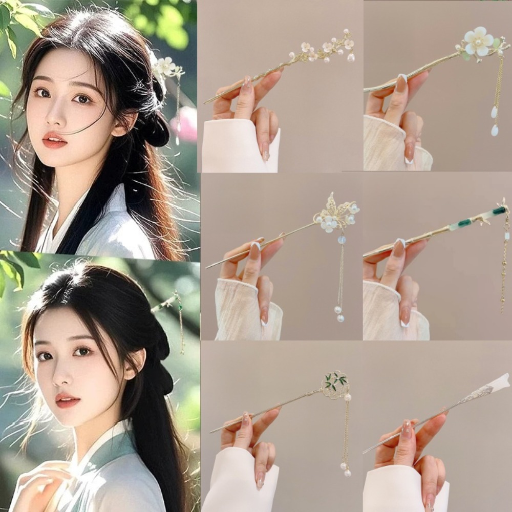 Women'S Accessories Designer - 1/6pcs 우아한 중국 스타일 태슬 헤어