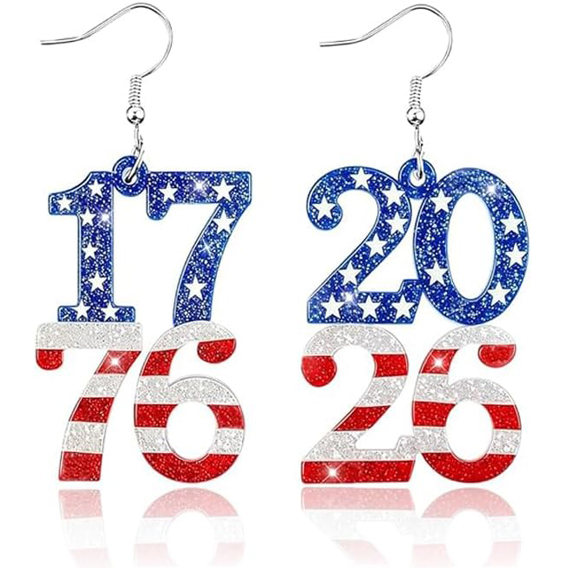 Women Accessories Usa - 250주년 기념 미국 상품, 애국적인 빨간색