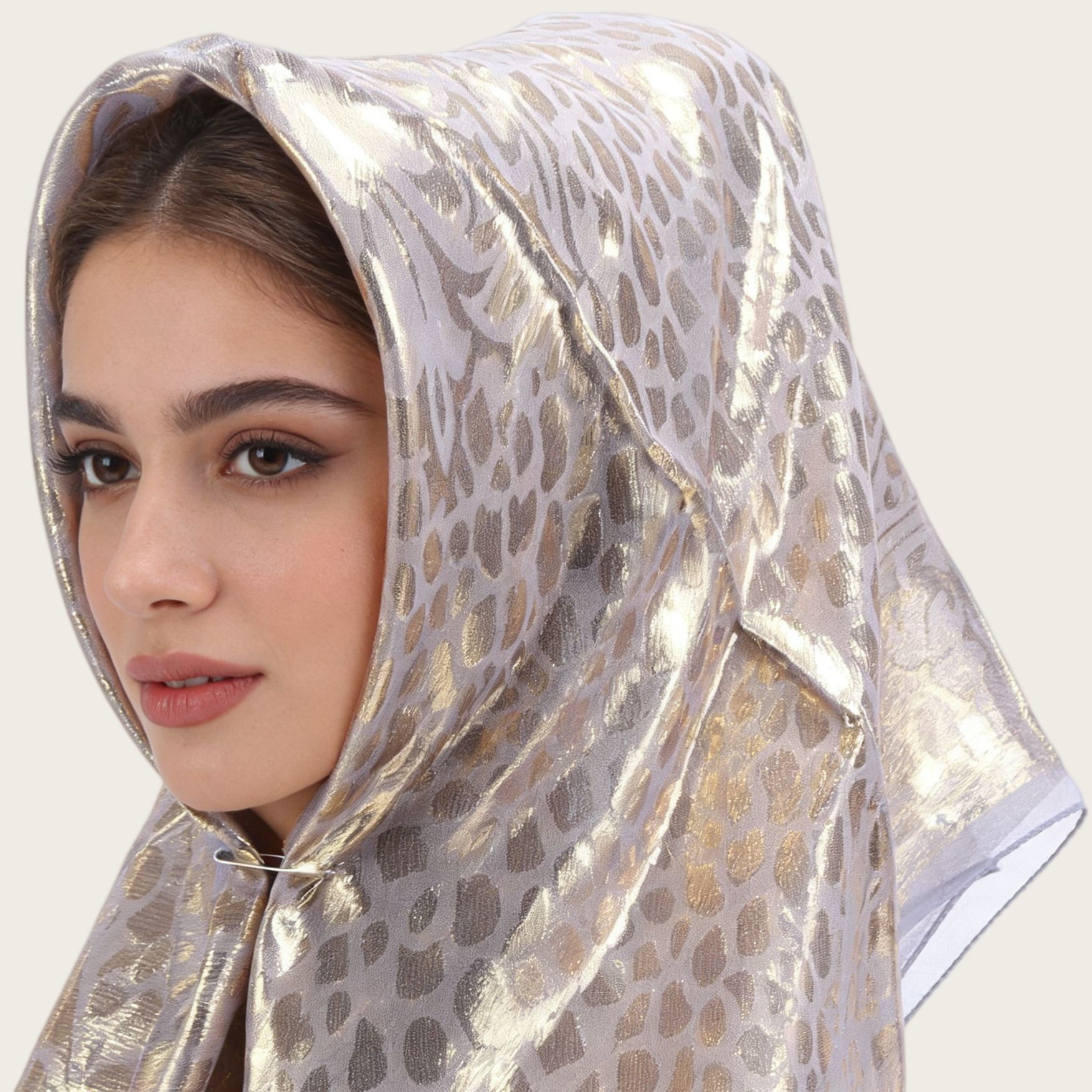 자카드 에스닉 프린트 스퀘어 스카프, 단색 소프트 히잡 - Women Accessories Usa 리뷰 및 가격
