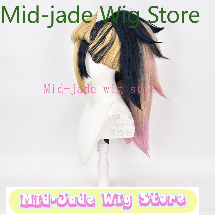 LOL KDA 아칼리 코스프레 가발 네이비 블루 퍼플  - Hair Claw Clip Set 리뷰 및 가격