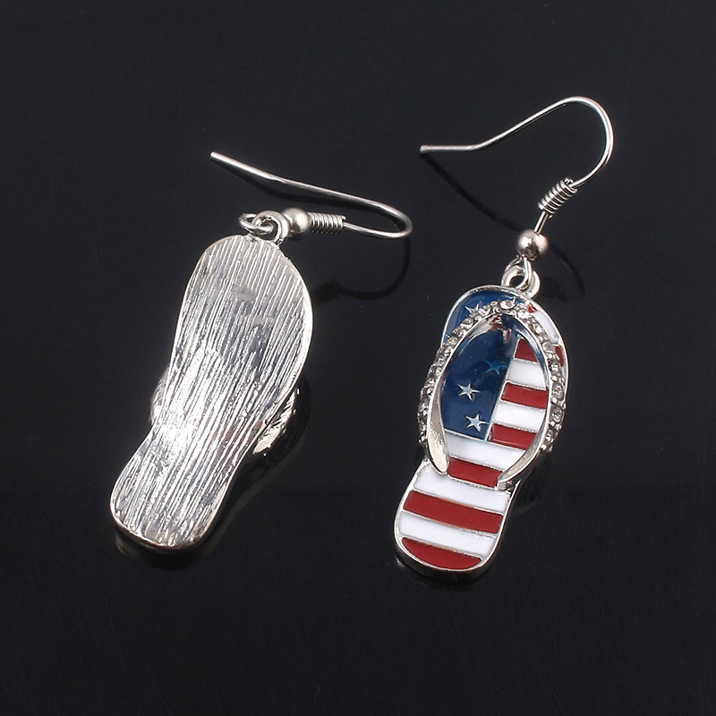 미국 국기 귀걸이 미국 드롭 귀걸이 7월 4일 여성 액 - Women Accessories Usa 리뷰 및 가격