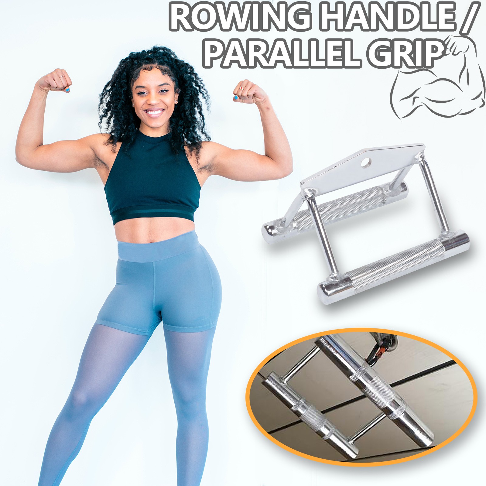 패러렐 그립 로잉 핸들 피트니스 장비 근력 운동 훈련  - Women'S Exercise Accessories 리뷰 및 가격