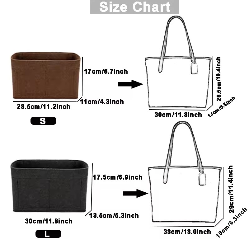 코치 핸드백용 가방 정리함 펠트 라이너 포켓 액세서리  - Women'S Accessories Coach 리뷰 및 가격