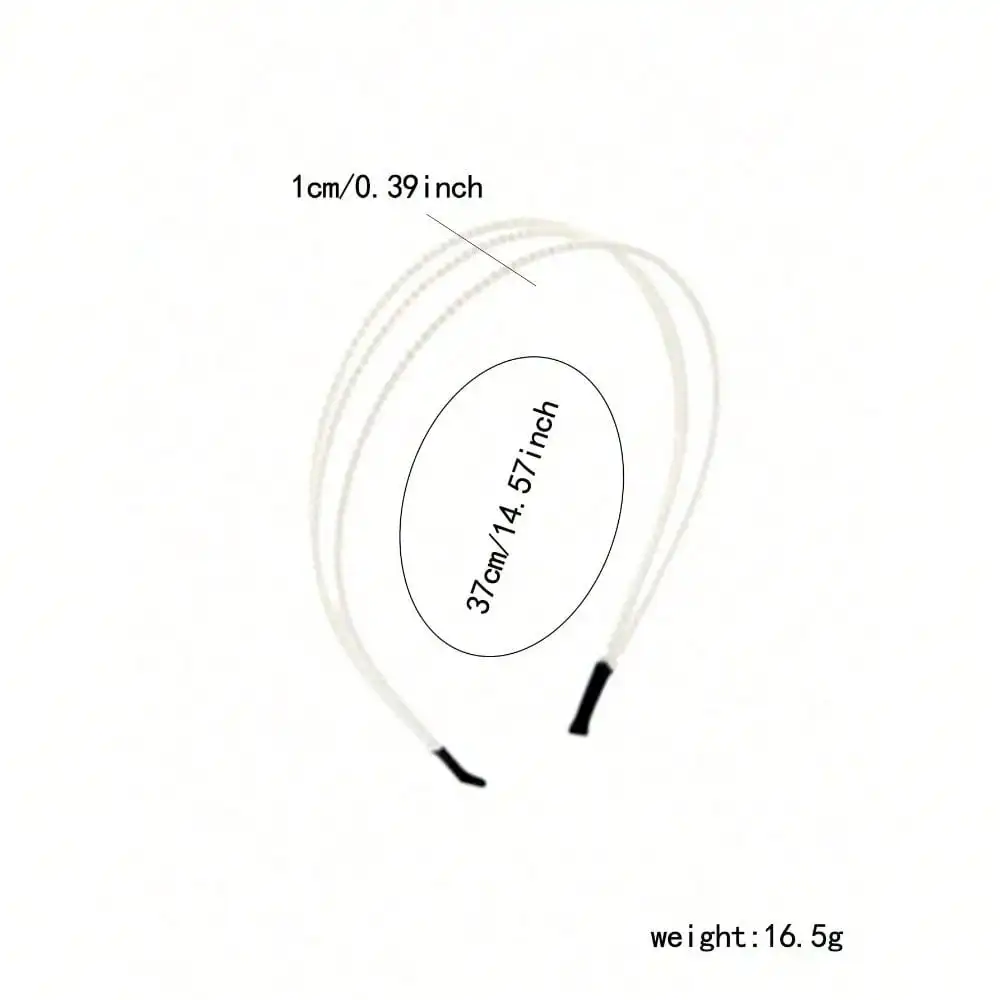 5개 세트의 얇은 금속 헤어밴드, 미니멀리스트 유럽 및 - Women'S Accessories Designer 리뷰 및 가격