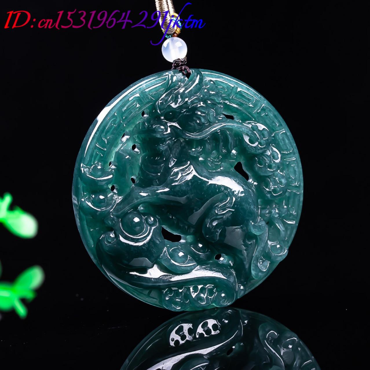 버마산 경옥 드래곤 펜던트 원석 진짜 옥 여성용 선물  - Women Accessories Gift 리뷰 및 가격