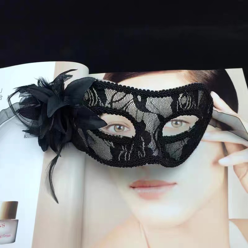 플라워 하이엔드 메이크업 볼 마스크, 하프페이스 파티  - Women'S Accessories Designer 리뷰 및 가격