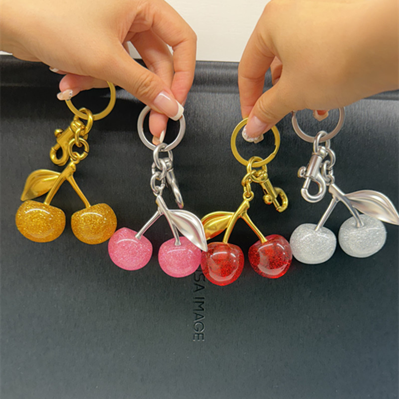 패션 체리 키 체인 여름 과일 체리 펜던트 코치 핸드백 - Women'S Accessories Coach 리뷰 및 가격