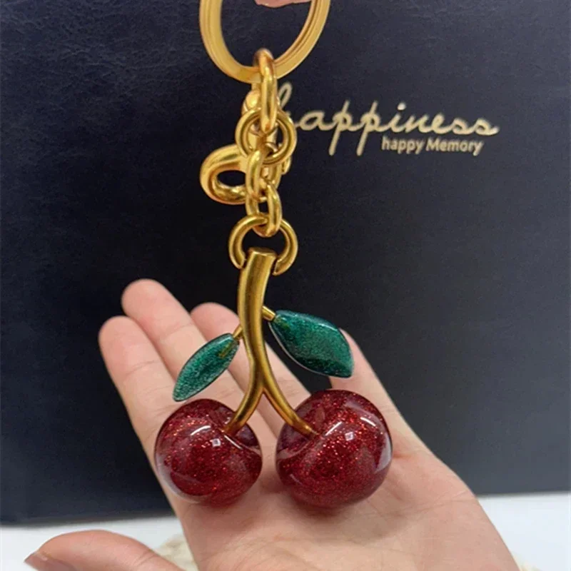 패션 체리 키 체인 여름 과일 체리 펜던트 코치 핸드백 - Women'S Accessories Coach 리뷰 및 가격