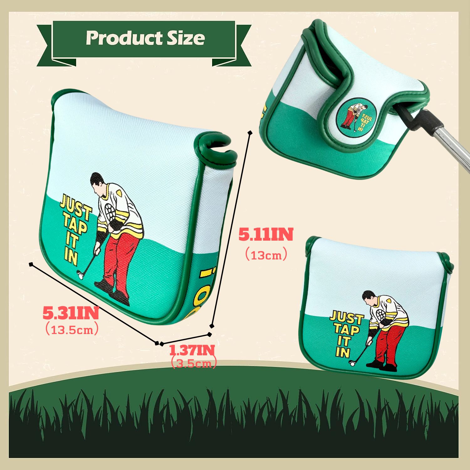 재미있는 PU 가죽 골프 퍼터 커버-프리미엄 클럽, 남 - Women'S Essential Accessories 리뷰 및 가격