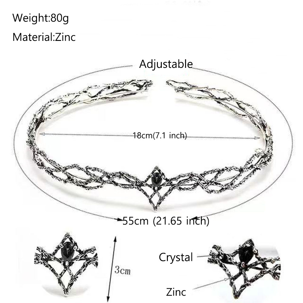 조절 가능한 빈티지 가시 모양 헤어 티아라 여성/남성용 - Women'S Accessories List 리뷰 및 가격