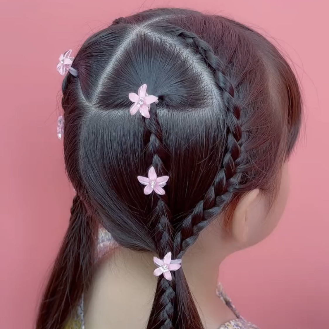 10 개/대 헤어 클립 땋은 머리 작은 꽃 헤어 버튼  - Hair Claw Clip Set 리뷰 및 가격
