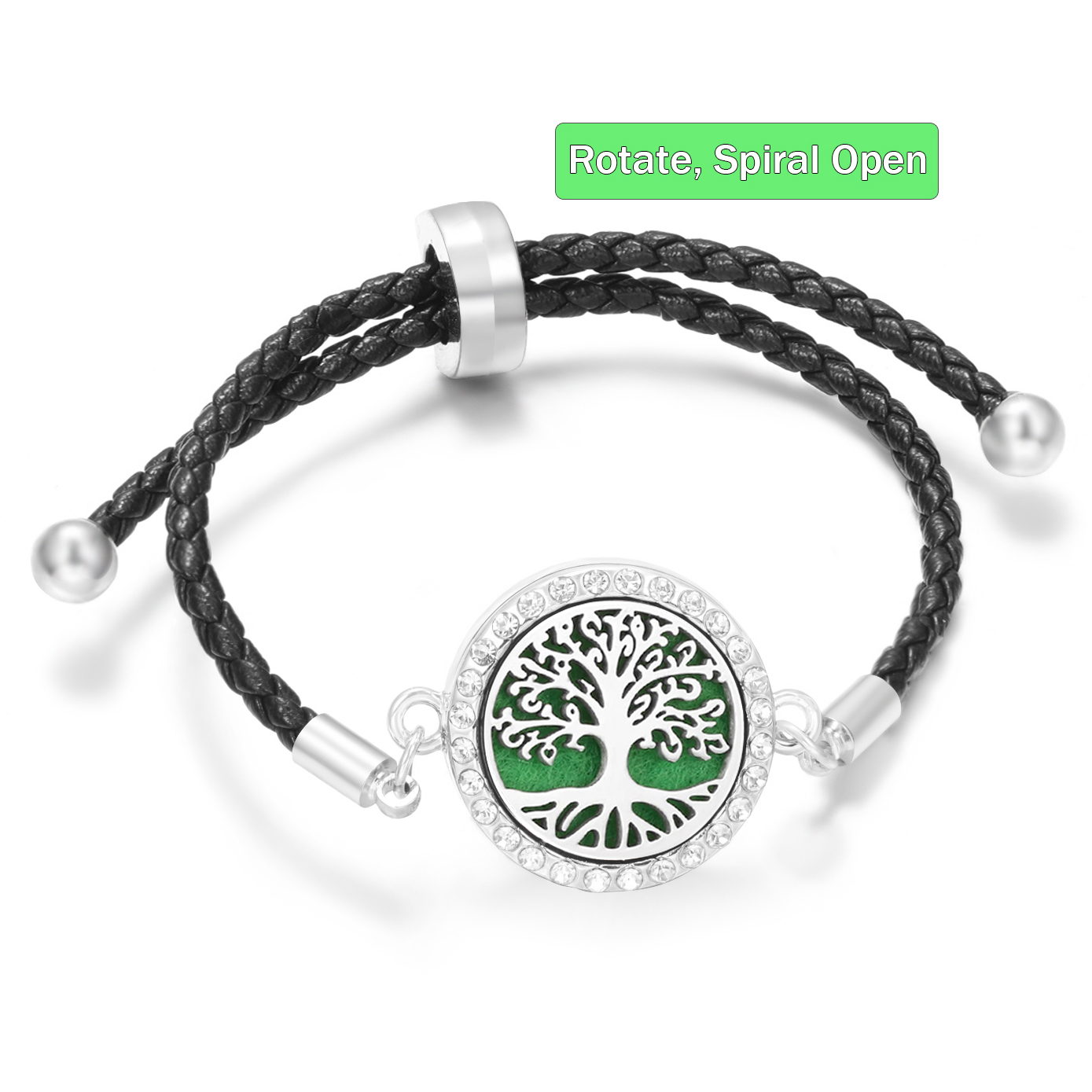 아로마테라피 디퓨저 생명의 나무 여성 가죽 팔찌 에센셜 - Women'S Essential Accessories 리뷰 및 가격